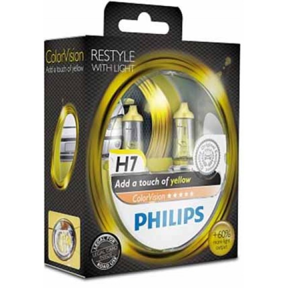Philips H7 Glühlampe ColorVision Gelb