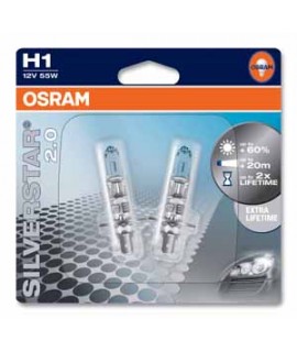 OSRAM SILVERSTAR 2.0 H1 Twinblister
