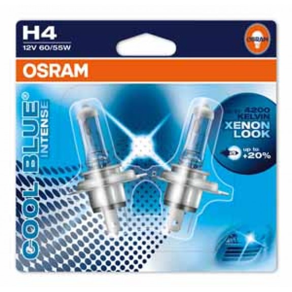 OSRAM COOL BLUE INTENSE H4 Twinblister