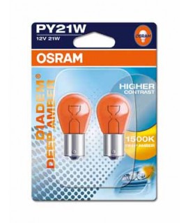 OSRAM Glühlampe Deep Amber PY21W
