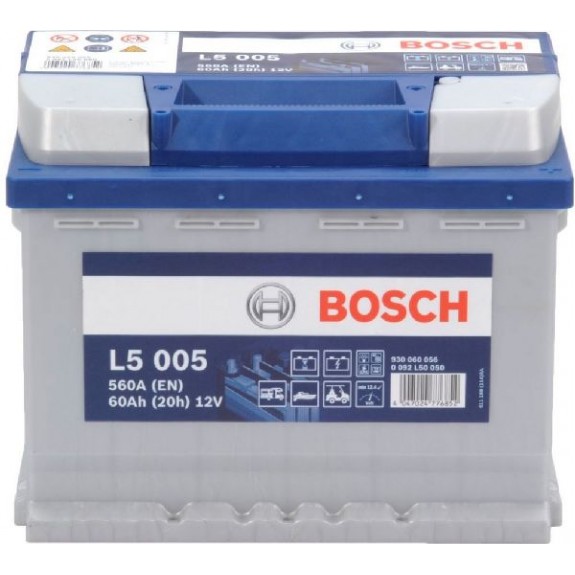 Versorgungsbatterie Bosch12V/60Ah/560A