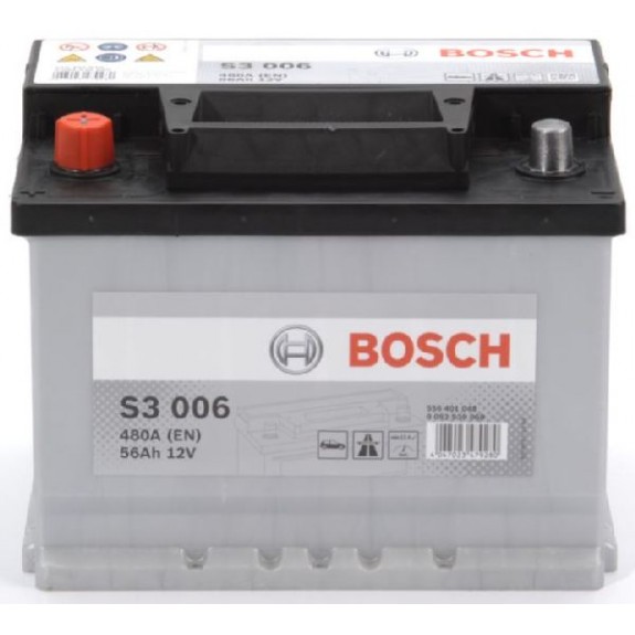 Starterbatterie Bosch 12V/56Ah/480A