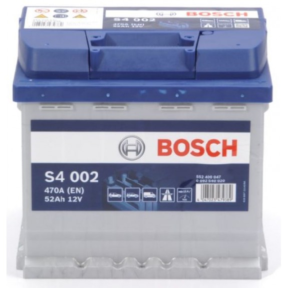 Starterbatterie Bosch 12V/52Ah/470A Starterbatterie Bosch 12V/52Ah/470A