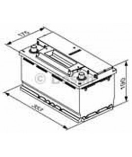 EFB-Batterie Bosch 12V/95Ah/850A