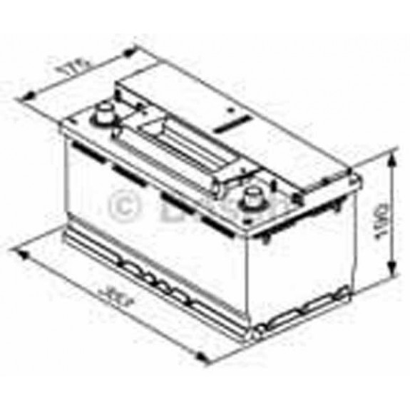 EFB-Batterie Bosch 12V/95Ah/850A