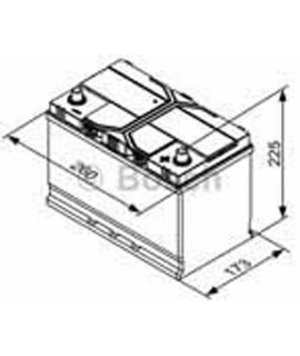 EFB-Batterie Bosch 12V/72Ah/760A