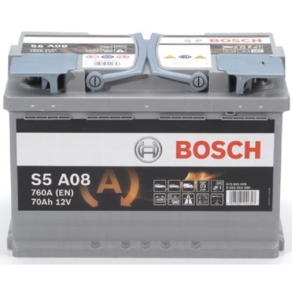 AGM-Batterie Bosch 12V/70Ah/760A