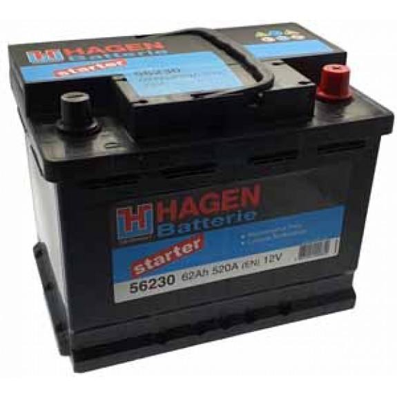 Batterie 12V/62Ah/520A