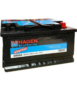 HAGEN 12V/80Ah/640A