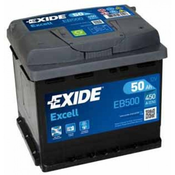 Exide Excell 12V/50Ah/450A