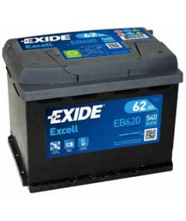 Exide Excell 12V/62Ah/540A
