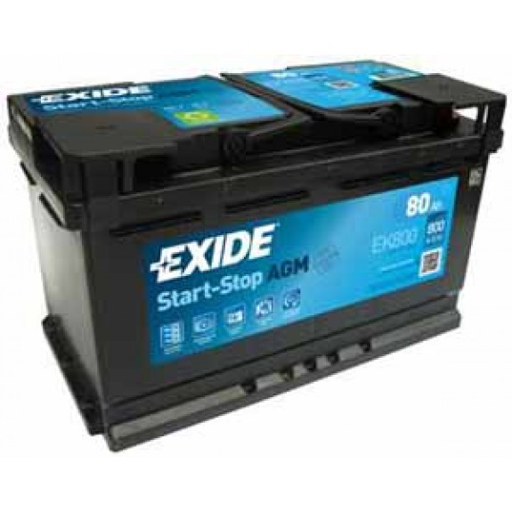 Exide Start-Stop AGM 12V/80Ah/800A