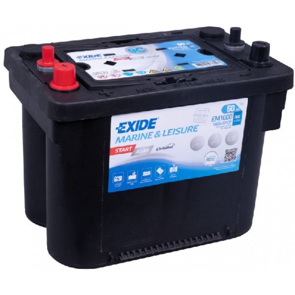 Exide Dual AGM 12V/50Ah/800A