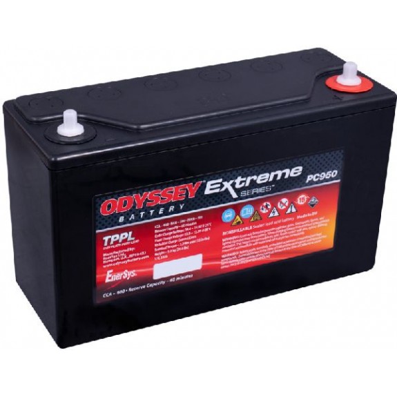 Odyssey AGM-Batterie 12V/34Ah/400A Odyssey AGM-Batterie 12V/34Ah/400A