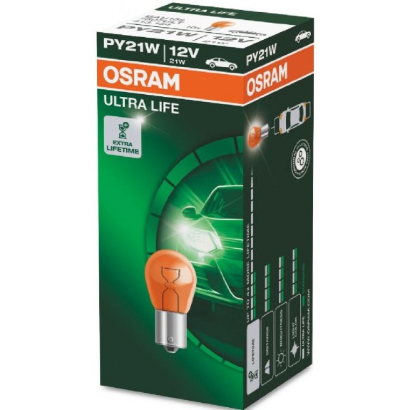 OSRAM Glühlampe gelb Ultra Life