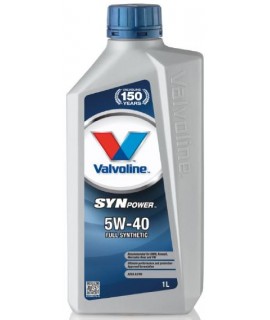 Synpower 5W-40 valves