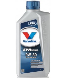 Synpower FE 0W-30 valves