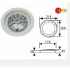 LED-Innenleuchte Ermax 9-33V für Einbau